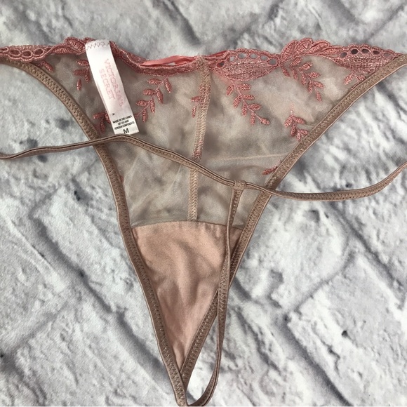 Vintage Victorias Secret Brocade Lingerie Set Waist Corset Thong NEW DEADSTOCK - Picture 8 of 10